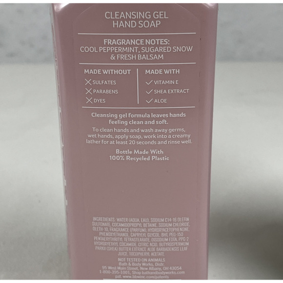 Bath & Body Works Twisted Peppermint & Tree Farm Wintry Hand Soap Gel Foaming - Picture 4 of 5